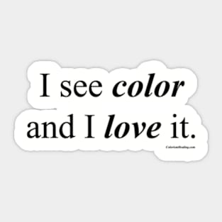 I See Color Sticker